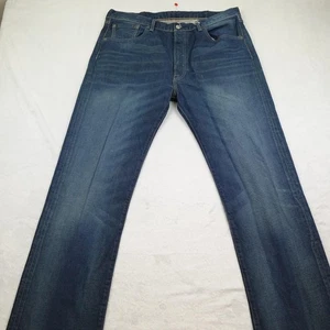 Levis 501 Jeans Mens 38x34 Blue Straight Leg Button Fly Original Fit 5-Pocket - Picture 1 of 9
