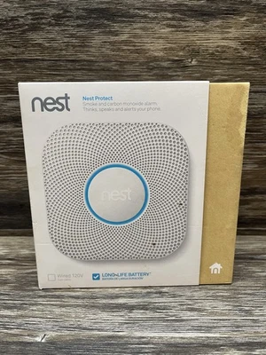 谷歌 Nest Protect PRO 烟雾报警器和一氧化碳探测器电池白色 — 第 1/4 张图片
