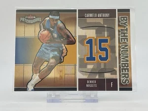 2003-04 Fleer Patchwork Con I Numeri #1BTN Carmelo Anthony Denver Pepite - Foto 1 di 2