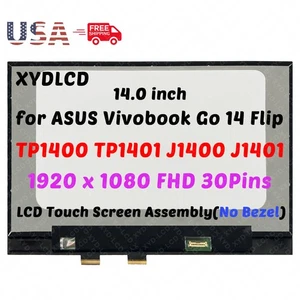 Conjunto de pantalla táctil LCD FHD para Asus Vivobook Go 14 Flip J1400 J1401 - Imagen 1 de 3