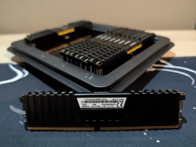 16GB Corsair Vengeance LPX DDR4 2666MHz (2 x 8GB Kit) CM4X8GF2666C16K4 - Image 1 of 2