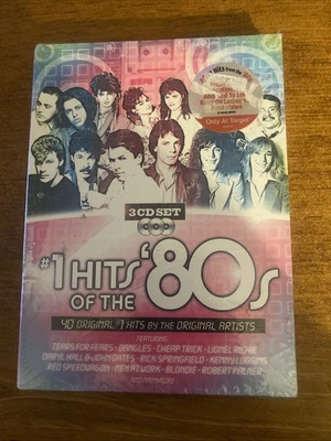 CDs 80's Music (SEALED) 3-CD set 40 #1 HITS of the 80s ~ “Only At Target” New - Image 1 of 2