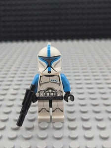 Lego Star Wars Clone Trooper minifigure tenente sw0629 fase 1 dal set 75085 - Foto 1 di 3