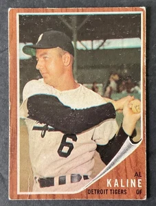 Topps Baseball 1962 #150 = Al Kaline - Tigres de Detroit (arruga) - Imagen 1 de 4