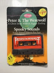 Vintage Peter & the Werewolf Spooky Sounds Cassette Tape Halloween - SEALED RARE - Picture 1 of 2