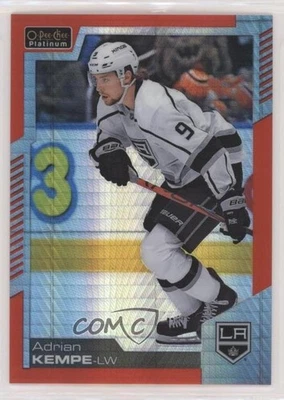 2020-21 O-Pee-Chee Platinum Red Prism /199 Adrian Kempe #58 - Image 1 of 2