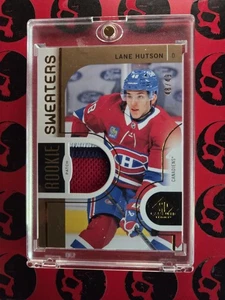 2024-25 Lane Hutson 48/49 Rookie Sweaters SP Game Used #RS-LH Jersey Number UD - Picture 1 of 2