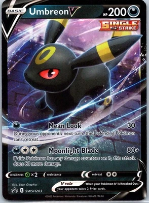 Umbreon V - Promo SWSH: Sword & Shield Promo Cards SWSH203 NM - Image 1 of 2