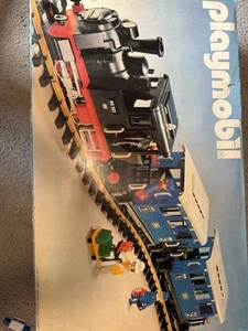 Playmobil 4000 Personenzug 2 Personenwagen Dampflok 12 Gleise Eisenbahn LGB OVP - Bild 1 von 8