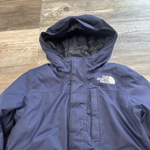 The North Face Navy Blue & White Girls S Dryvent 550 Quilted Insulated Jacket - Picture 1 of 12