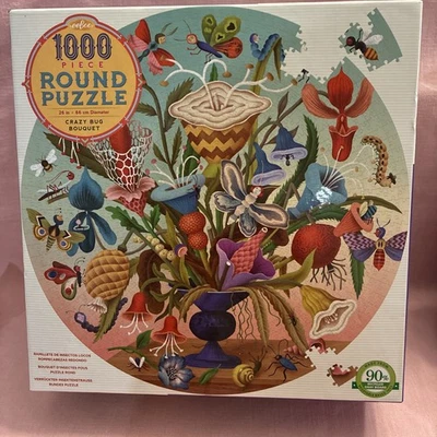 eeboo puzzle 1000: “Crazy Bug Bouquet” (NUEVO) Foto 1 de 2