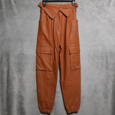 Брюки-карго женские Nike Air Jordan Court To Runway XS коричневые универсальные CW6485-231 - Изображение 1 из 4