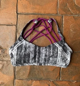 Soutien gorge de sport femme Lululemon Free To Be Wild 6 vagues de chaleur prune - Photo 1/3