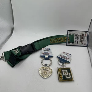 LOT OF 3-Baylor Bears Game Day College Licensed Heavy Keychains & Lanyard Gifts - Picture 1 of 5
