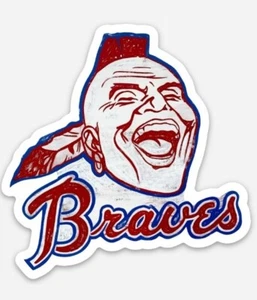 Atlanta BRAVES MAGNET - MLB Premium Vinyl Georgia vintage - Picture 1 of 1