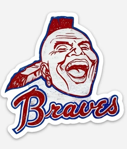 Atlanta BRAVES MAGNET - MLB Premium Vinyl Georgia vintage Cover