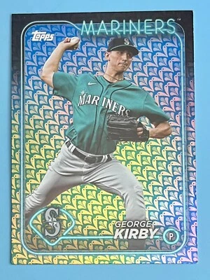 2024 Topps Series 1 Easter Holiday Foil George Kirby #75 Seattle Mariners - Image 1 of 2