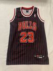 Michael Jordan Black #23 Chicago Bulls Embroidered Stitch Jersey Size Medium 48