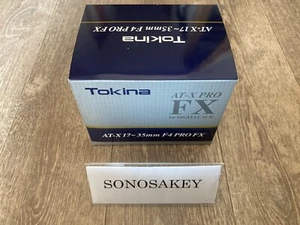 Tokina AT-X 17-35mm F4 PRO FX Lens for Nikon F Mount New in Box from Japan - Imagen 1 de 5