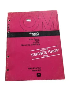 John Deere 7020 Tractors OMR55032 Operators Manual Book - Picture 1 of 8