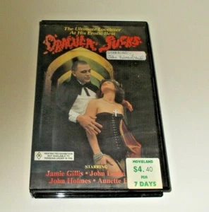 Dracula Sucks VHS big box ex rental John Holmes - Picture 1 of 3