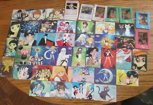 Lotto di 46 carte Sakura Sailor Moon e Card Captor vintage - Foto 1 di 3