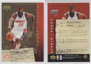 2006-07 Upper Deck Rookie Debut Gold /10 Raymond Felton #7