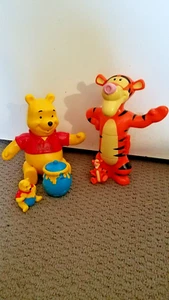 2000 McDonald's Happy Meal Toys BUILD A POOH Winnie + Tiger Complete SETS As NEW - Picture 1 of 3