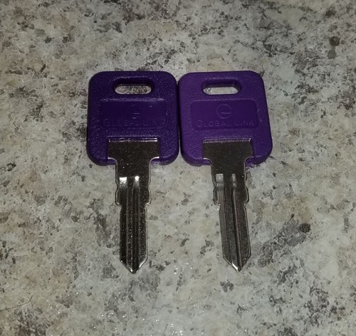 GLOBAL LINK RV PRE-CUT KEY WITH BLACK PLASTIC HEAD G332 *KR | eBay