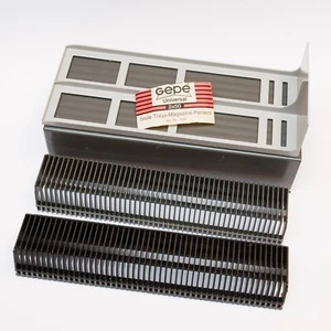 GEPE Universal Slide Trays in storage chest holds 2 x 50 = 100 slides - Picture 1 of 6