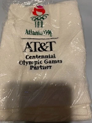 Toalla de golf blanca centenario de los Juegos Olímpicos de Atlanta 1996 EE. UU. nueva Foto 1 de 3