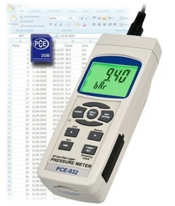 PCE Instruments Manómetro para aire y líquidos PCE-932 - Imagen 1 de 2
