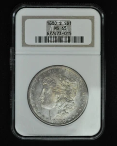 1880 S - Morgan Silver Dollar - NGC MS65 - Picture 1 of 4