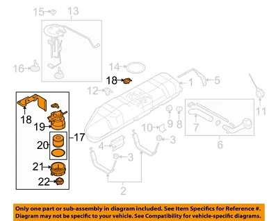 FORD OEM 08-10 E-350 Super Duty Fuel System Components-Fuel Pump 9C2Z9G282A - Image 1 of 2