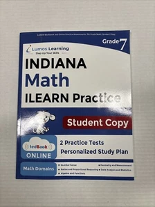 Lumos Learning Indiana Math ILEARN Practice Grade 7 Student Copy - Imagen 1 de 2