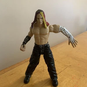 JAKKS Jeff Hardy Wrestling Figure TITAN TRON Rainbow Hair WWE 1999 DW6 - Picture 1 of 5