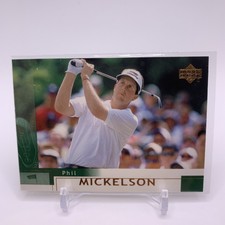Phil Mickelson 2002 Upper Deck Golf Rookie Card #41 World Golf Hall of Fame RC