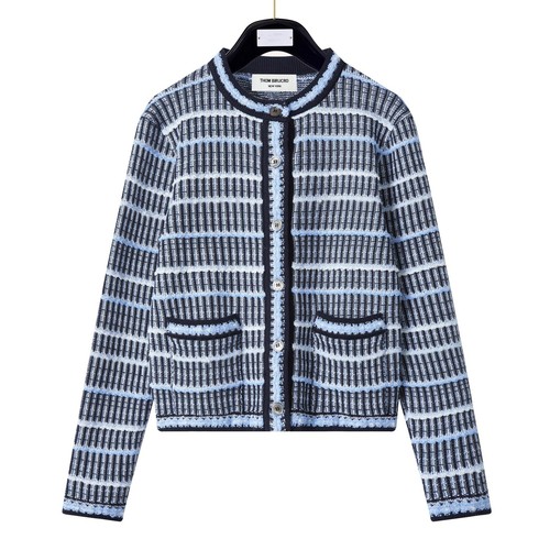 Cappotto cardigan girocollo donna Thom Browne