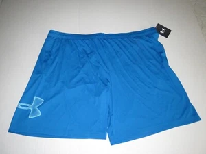 Under Armour Loose Blue Athletic Basketball Shorts Big And Tall Size 5XL - Picture 1 of 8