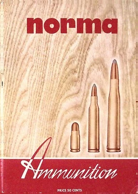 Catálogo ilustrado de municiones Norma 1953 Norma Projektilfabrik NORUEGA Foto 1 de 4