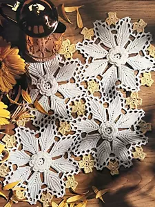 Magic Crochet Pattern Magazine 143 aprile 2003 centrini filetto patchwork copriletto+ - Foto 1 di 20