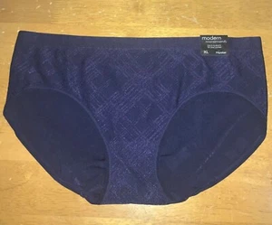 Nuevas Bragas Hipster Jacquard Sin Costuras Movimiento Moderno YT2UN122 XL Azul Marino Nuevas con Etiquetas - Imagen 1 de 3