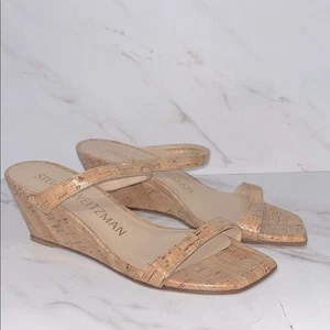 Stuart Weitzman Aleena Kork-Keilsandalen Größe 5 - Bild 1 von 5