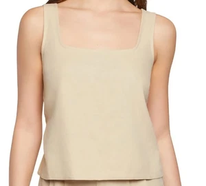 Express Damen Leinen Tank Gr. XL Khaki Maschinenwaschbar  - Bild 1 von 4