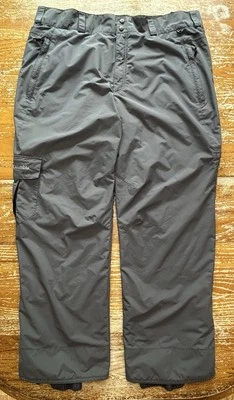 Pantalones de Carga COLUMBIA Omni-Tech Para Hombre XXL Gris Forrado de Vellón Nylon Snowboard Esquí Foto 1 de 4