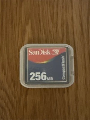SanDisk 256MB CompactFlash I Card - SDCFB-256-101 - Image 1 of 2