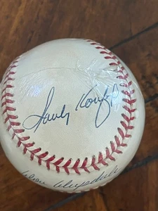 Don Drysdale Sandy Koufax Signed Baseball Autograph - Signed Official NL Dodgers - Picture 1 of 8