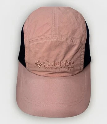 Columbia Sportswear Wingmark Cap 5 Panel Peach 100% Nylon Hook Loop Joggers Hat - Image 1 of 4