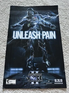 "Póster promocional de videojuegos Star Wars II The Force Unleashed 11""x17""" - Imagen 1 de 6
