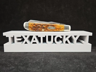 Navaja de bolsillo vintage 1985 Case XX 5 puntos 6207 Mini Trapper Rogers hueso jigged  Foto 1 de 4